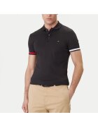 Tommy Hilfiger Мъжка поло тениска RWB CUFF LIQUID COTTON SLIM POLO - Памук -