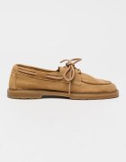 Tommy Hilfiger Олекотени мокасини от велур Светлокафяв