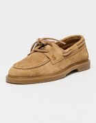 Tommy Hilfiger Олекотени мокасини от велур Светлокафяв