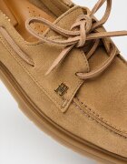 Tommy Hilfiger Олекотени мокасини от велур Светлокафяв