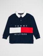 Tommy Hilfiger Памучна блуза Червен/Тъмносин