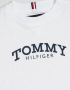 Tommy Hilfiger Памучна блуза с лого Бял