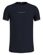 Tommy Hilfiger Памучна слим тениска с овално деколте