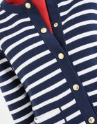 Tommy Hilfiger Памучна жилетка с копчета Тъмносин