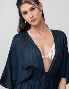 Tommy Hilfiger Плажно кимоно с модал - Тъмносин