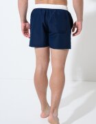 Tommy Hilfiger Плувни шорти с бродирано лого Арктическо бяло/Избелял флот