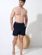 Tommy Hilfiger Плувни шорти с лого на талията Cапфирено синьо