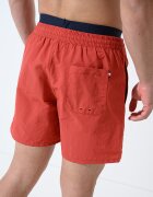 Tommy Hilfiger Плувни шорти с лого на талията Маково червено