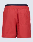 Tommy Hilfiger Плувни шорти с лого на талията Маково червено