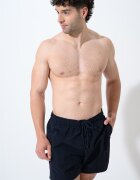 Tommy Hilfiger Плувни шорти с връзка Антрацитно черно