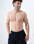 Tommy Hilfiger Плувни шорти с връзка Антрацитно черно