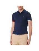 Tommy Hilfiger Поло тениска RWB CUFF LIQUID COTTON SLIM POLO-MW0MW42743-DCC