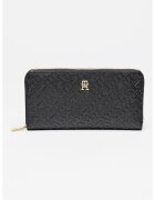 Tommy Hilfiger Портфейл Icon от еко кожа с цип - Черен