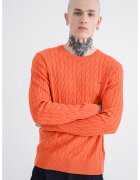 Tommy Hilfiger Пуловер от органичен памук с плетка осморка