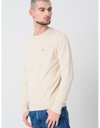 Tommy Hilfiger Пуловер с органичен памук и кашмир с овално деколте