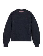 Tommy Hilfiger Пуловер с вълна с паднали ръкави