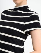 Tommy Hilfiger Раирана рокля Бял/Черен
