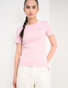 Tommy Hilfiger Раирана слим тениска