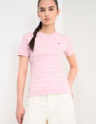 Tommy Hilfiger Раирана слим тениска