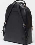 Tommy Hilfiger Раница от еко кожа с релефен монограм Черен