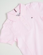 Tommy Hilfiger Разкроена плисирана рокля с яка Пастелнорозов
