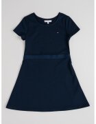Tommy Hilfiger Разкроена рокля с къси ръкави