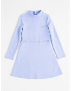 Tommy Hilfiger Разкроена рокля със средновисока яка