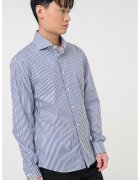 Tommy Hilfiger Риза на райе с дълги ръкави - Бял/Индигово синьо