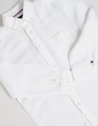 Tommy Hilfiger Риза с лен с джоб на гърдите Бял