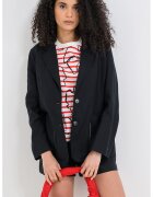 Tommy Hilfiger Сако с лен и лиосел - с раздвоен ревер