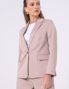 Tommy Hilfiger Сако с лиосел и джобове с капаче Светло бежово