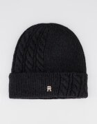 Tommy Hilfiger Шапка Elevated с вълна Черен