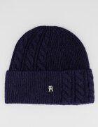 Tommy Hilfiger Шапка Elevated с вълна Ултрамарин синьо