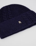 Tommy Hilfiger Шапка Elevated с вълна Ултрамарин синьо
