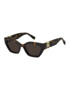 Tommy Hilfiger Слънчеви очила Cat-Eye с монограм - Кафяв