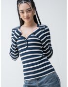 Tommy Hilfiger Слим блуза с шпиц