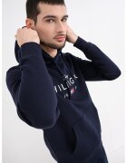 Tommy Hilfiger Слим худи с лого - Тъмносин