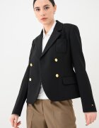 Tommy Hilfiger Слим сако Punto Черен