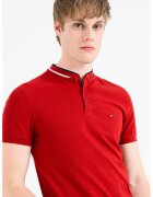 Tommy Hilfiger Слим тениска с яка