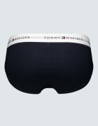Tommy Hilfiger Слипове с лого 3 чифта Бял/Ултрамарин синьо/Аленочервен