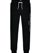Tommy Hilfiger Спортен панталон с лого - Бял/Черен
