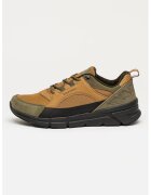 Tommy Hilfiger Спортни обувки Moder Comfort Run с кожа - Кафяв/Каки