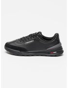 Tommy Hilfiger Спортни обувки от кожа и еко кожа Retro Runner - Черен/Tъмносив