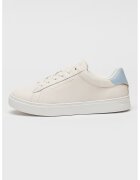 Tommy Hilfiger Спортни обувки от кожа с контрасти - Светлосин/Крем