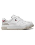 Tommy Hilfiger Спортни обувки за момичета - ниски кецове с връзки - T3A9-33212-1355X025 - Бели