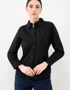 Tommy Hilfiger Стандартна риза с остра яка Черен