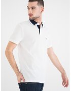 Tommy Hilfiger Стандартна тениска с яка - Бял