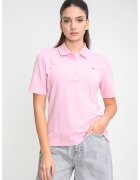 Tommy Hilfiger Стандартна тениска с яка и лого - Розово