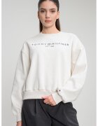 Tommy Hilfiger Суитшърт с лого - Бял