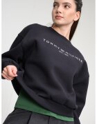 Tommy Hilfiger Суитшърт с лого - Черен